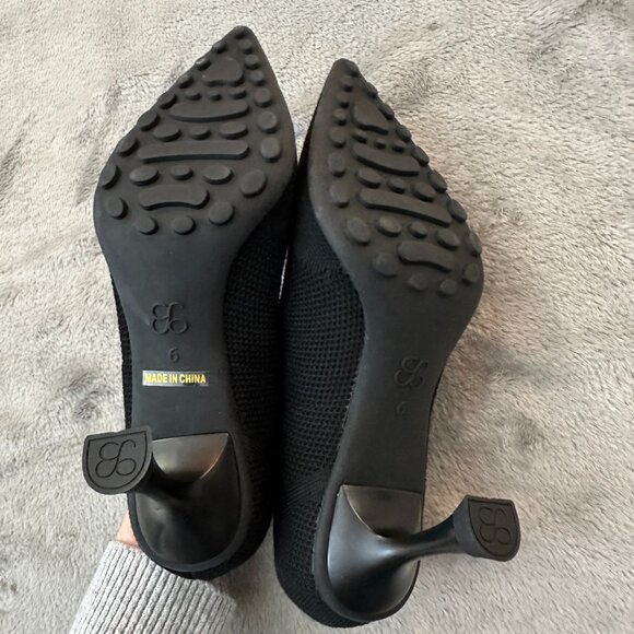 New Cosy Island SoftBounce Pointed Toe Stiletto Heels Shoes 6 Black - Picture 4 of 6